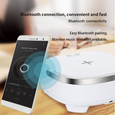 Porta-vozes ABS Bluetooth Qi Charger 4.2 Versão Com Relógio Alarme