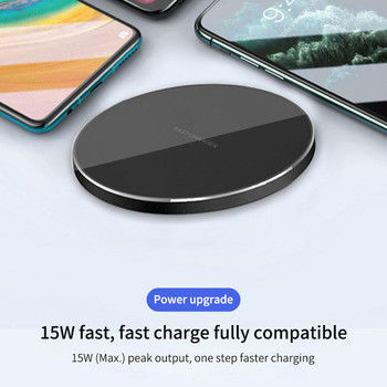 Pad de carregamento portátil sem fio rápido Qi certificado CE 15w para telefone inteligente