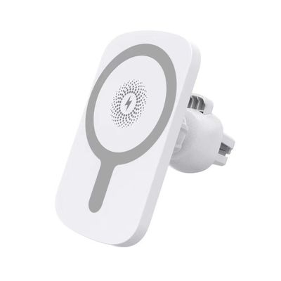 Carregador de carro compatível, carregador de carro Qi magnético 10W