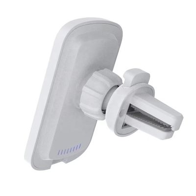 Carregador de carro compatível, carregador de carro Qi magnético 10W