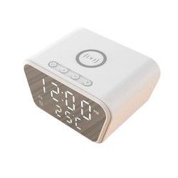 Relógio de carregamento sem fio Qi rápido 3 em 1 15w para telefones celulares