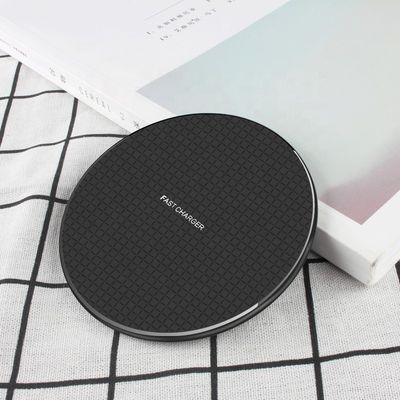 Liga de alumínio Samsung Fast Qi Pad de carregamento sem fio 10w Mobile