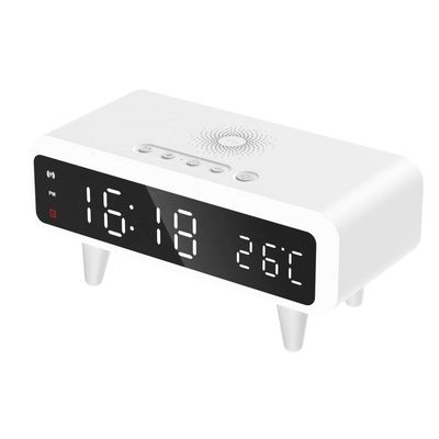Display LED Qi Alarme sem fio, Carregador sem fio compatível Qi