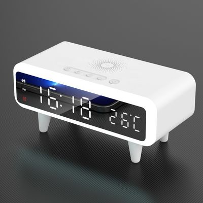 Display LED Qi Alarme sem fio, Carregador sem fio compatível Qi