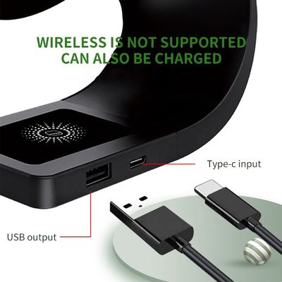 Inteligente Magnético 4 em 1 Carregador Rápido 10W Multi Função Para Android