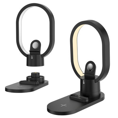Carregador sem fio multifuncional magnético LED Airpods Iphone Usar relógio