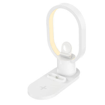 Carregador sem fio multifuncional magnético LED Airpods Iphone Usar relógio