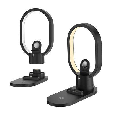Sensor inteligente carregador sem fio multifuncional 4 em 1 desktop para Airpods