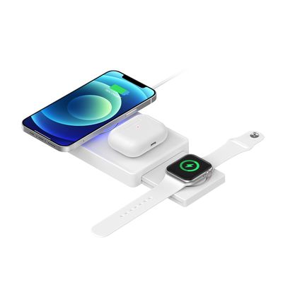Carregador sem fio multifuncional de carregamento rápido para iPhone