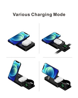 Carregador sem fio multifuncional de carregamento rápido para iPhone