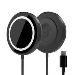 Supercorrente 3 em 1 Estação de Carregamento Apple, Pad de Carregamento Magnético Rápido Sem Fio