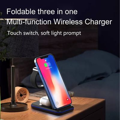 Fornecimento de energia rápido 4 em 1 Carregadores sem fio magnéticos Estação de carregamento Qi Apple
