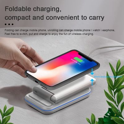 Fornecimento de energia rápido 4 em 1 Carregadores sem fio magnéticos Estação de carregamento Qi Apple