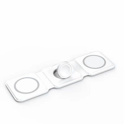 Carregador sem fio de 3 em 1, de 15w.