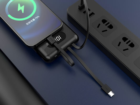 FCC aprovação Carregador de telefone portátil sem fio leve Banco de energia 15W magnético
