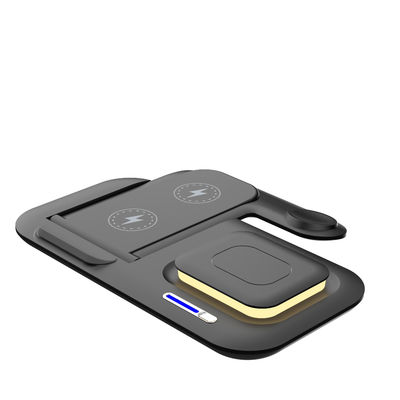 ABS Qi magnético de carregamento rápido Stand de carregamento sem fio 9V para Apple