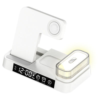 ABS Fast Qi Wireless Charging Stand Magnético com cabo USB