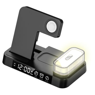 ABS Fast Qi Wireless Charging Stand Magnético com cabo USB