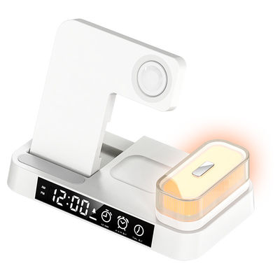ABS Fast Qi Wireless Charging Stand Magnético com cabo USB